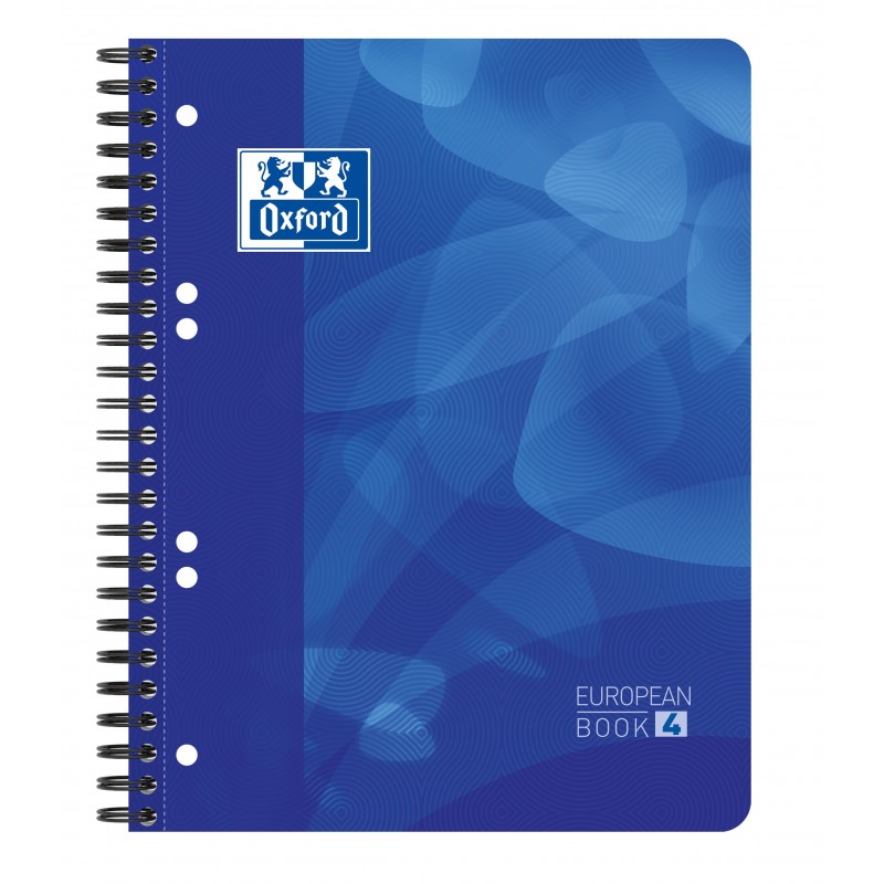 Caiet cu spirala A5+, OXFORD School Projectbook, 4cul x 30file-90g/mp, Scribzee, coperta PP-dictando