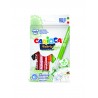 Carioca pentru textile, varf subtire - 2.6mm, rezistent la spalare, 10 culori/cutie, CARIOCA Fabric