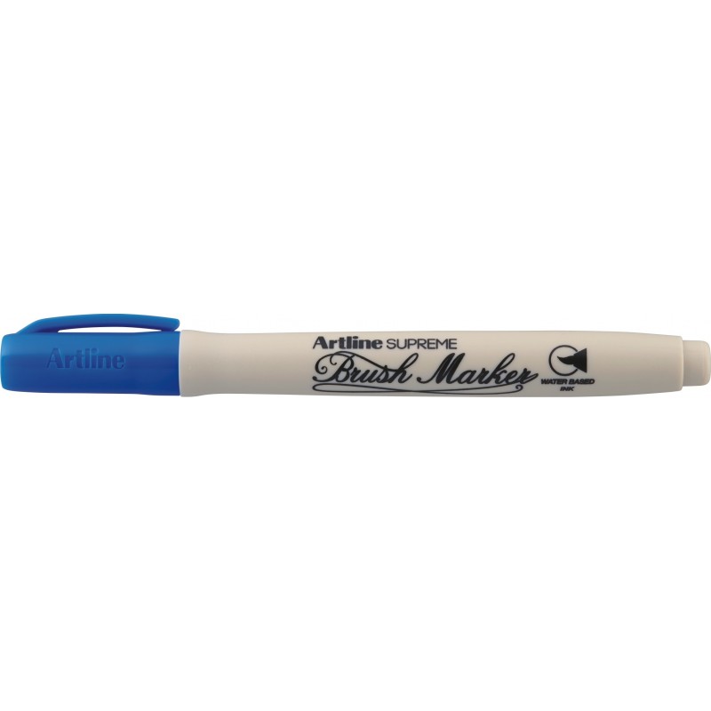 Carioca ARTLINE Supreme, varf flexibil (tip pensula) - albastru