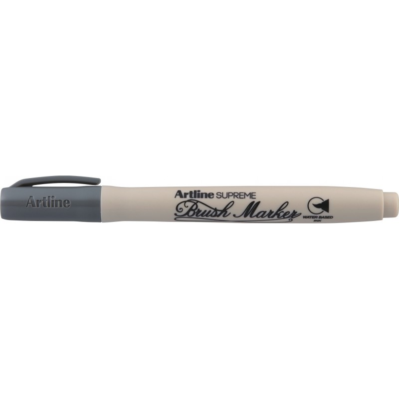 Carioca ARTLINE Supreme, varf flexibil (tip pensula) - gri