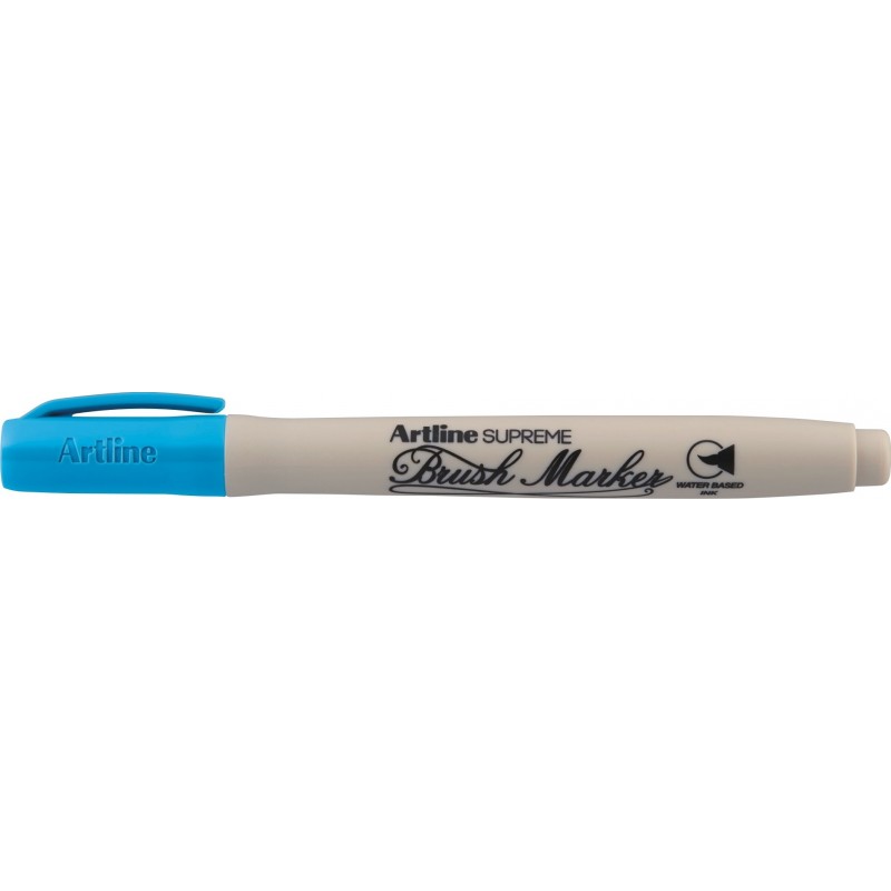 Carioca ARTLINE Supreme, varf flexibil (tip pensula) - bleu