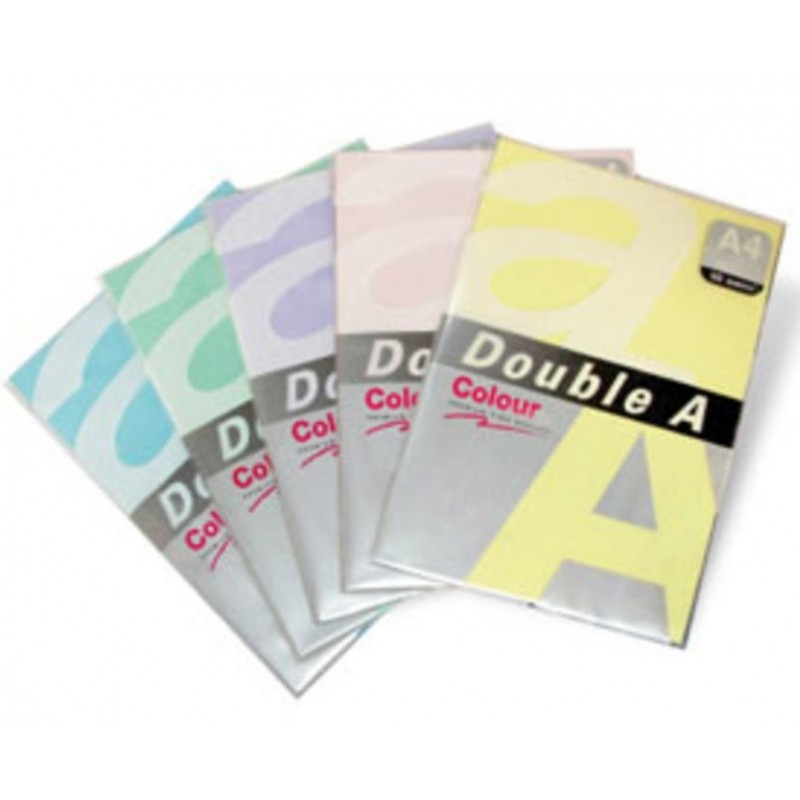 Hartie color pentru copiator A4, 75g/mp, 100coli/top, Double A - verde neon
