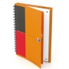 Caiet cu spirala B5, OXFORD Int. Meetingbook, 80 file - 80g/mp, Scribzee, coperta PP - dictando