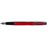 DIPLOMAT Esteem - Red Lacquer - stilou cu penita B, din otel inoxidabil