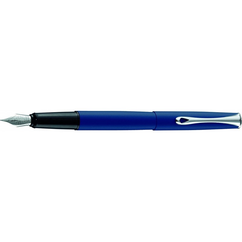 DIPLOMAT Esteem - Lapis Blue - stilou cu penita B, din otel inoxidabil