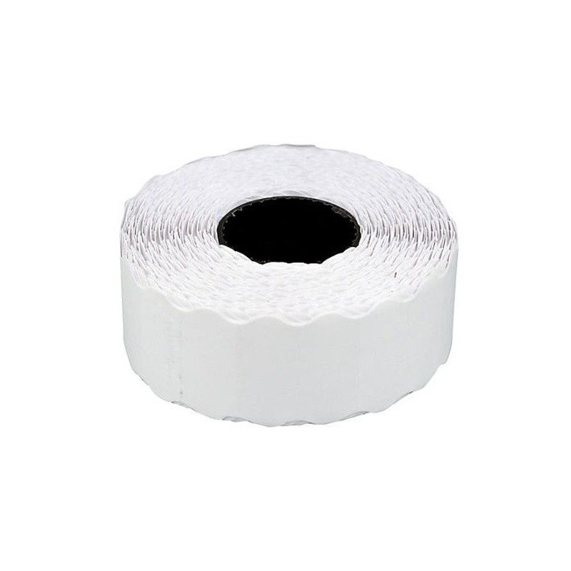 Etichete de pret, 26 x 12 mm, adeziv non-permanent, 1000buc/rola, 6 role/set, TANEX - albe