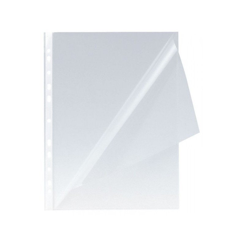 Folie protectie "L" pentru documente A4, 150 microni, 100 buc/set, Q-Connect - cristal