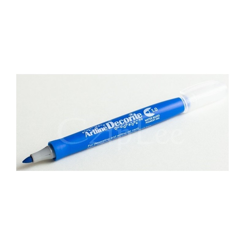 Marker ARTLINE Decorite, varf rotund 1.0mm - albastru