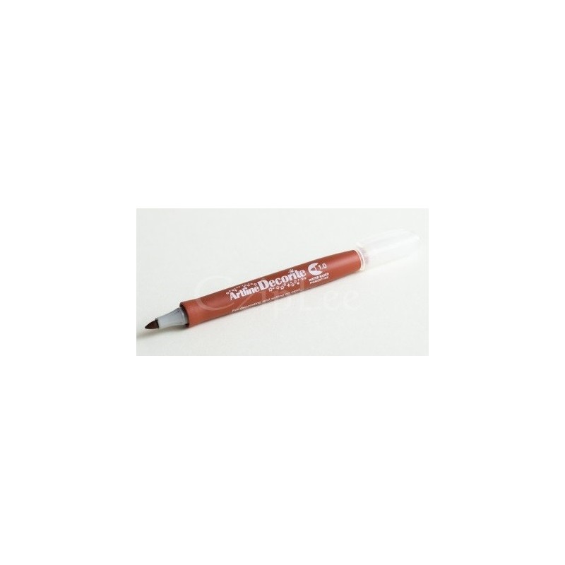 Marker ARTLINE Decorite, varf rotund 1.0mm - maro