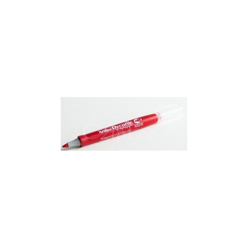 Marker ARTLINE Decorite, varf rotund 1.0mm - rosu