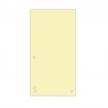Separatoare carton pentru biblioraft, 190 g/mp, 105 x 235mm, 100/set, DONAU Duo - galben