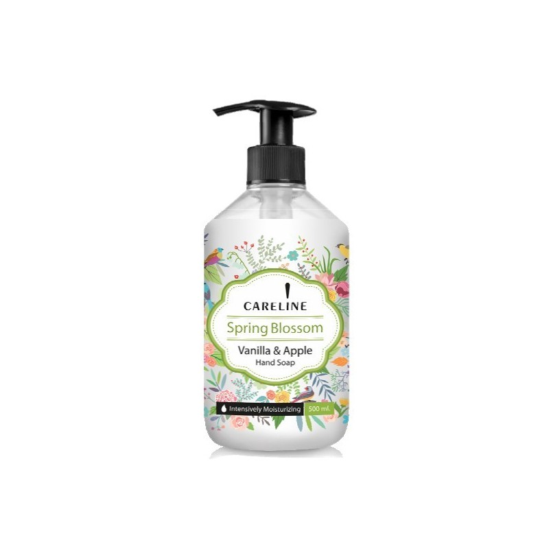 Sapun lichid, 500ml, cu pompita, SANO Careline Spring Blossom