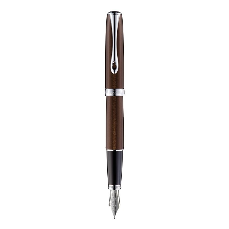 DIPLOMAT Excellence A2 - Marrakesh Chrome - stilou cu penita M, din otel inoxidabil