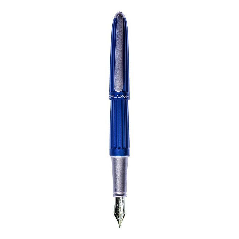 DIPLOMAT Aero Blue - stilou cu penita M, aurita 14kt.