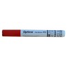 Marker cu vopsea Optima Paint 3710, varf rotund 4.5mm, grosime scriere 2-3mm - rosu
