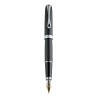 DIPLOMAT Excellence A2 - Lapis Black Matt Chrome - stilou cu penita M, aurita 14kt.