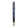 DIPLOMAT Excellence A2 - Midnight Blue Chrome - stilou cu penita M, aurita 14kt.