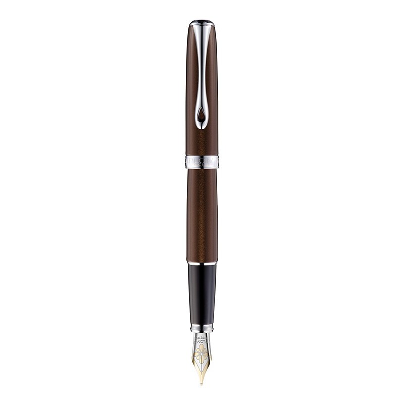 DIPLOMAT Excellence A2 - Marrakesh Chrome - stilou cu penita M, aurita 14kt.
