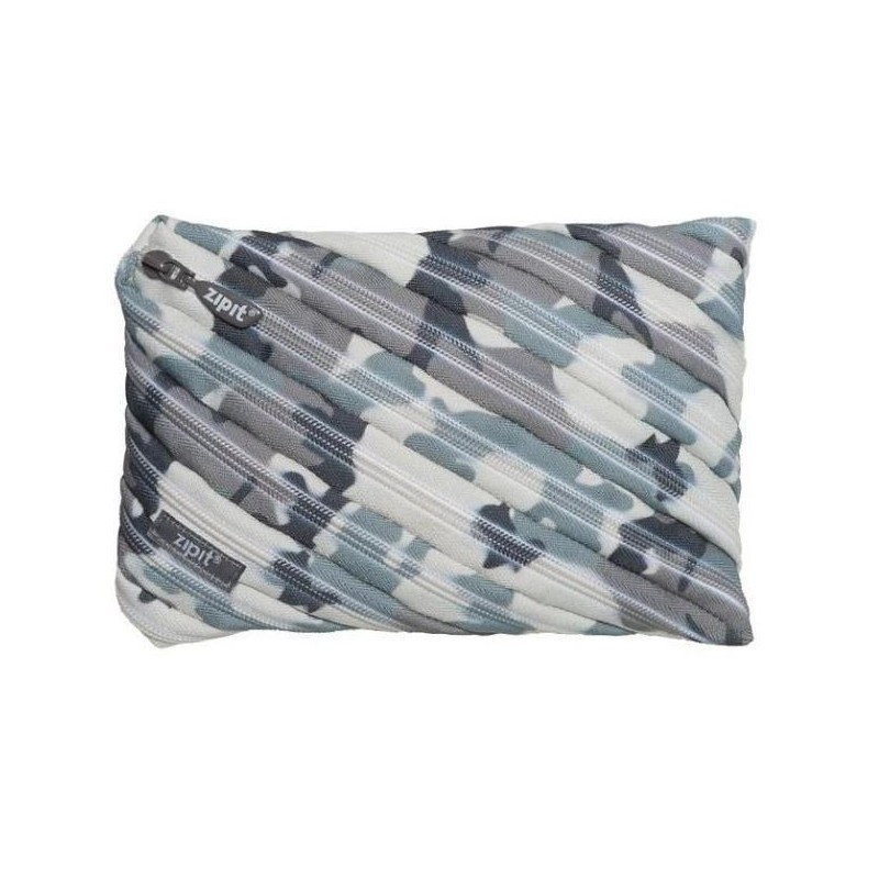 Penar cu fermoar, ZIPIT Camo Jumbo - camuflaj gri