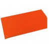 Separatoare carton pentru biblioraft, 190g/mp, 105 x 240 mm, 100/set, OXFORD - orange