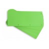 Separatoare carton pentru biblioraft, 190g/mp, 105 x 240 mm, 60/set, OXFORD Duo - verde