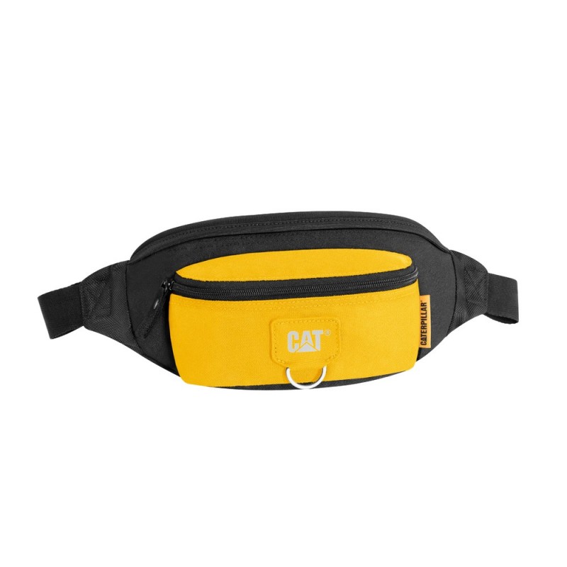 Borseta CATERPILLAR Millennial Classic - Raymond, material 600D HD polyester - negru cu galben
