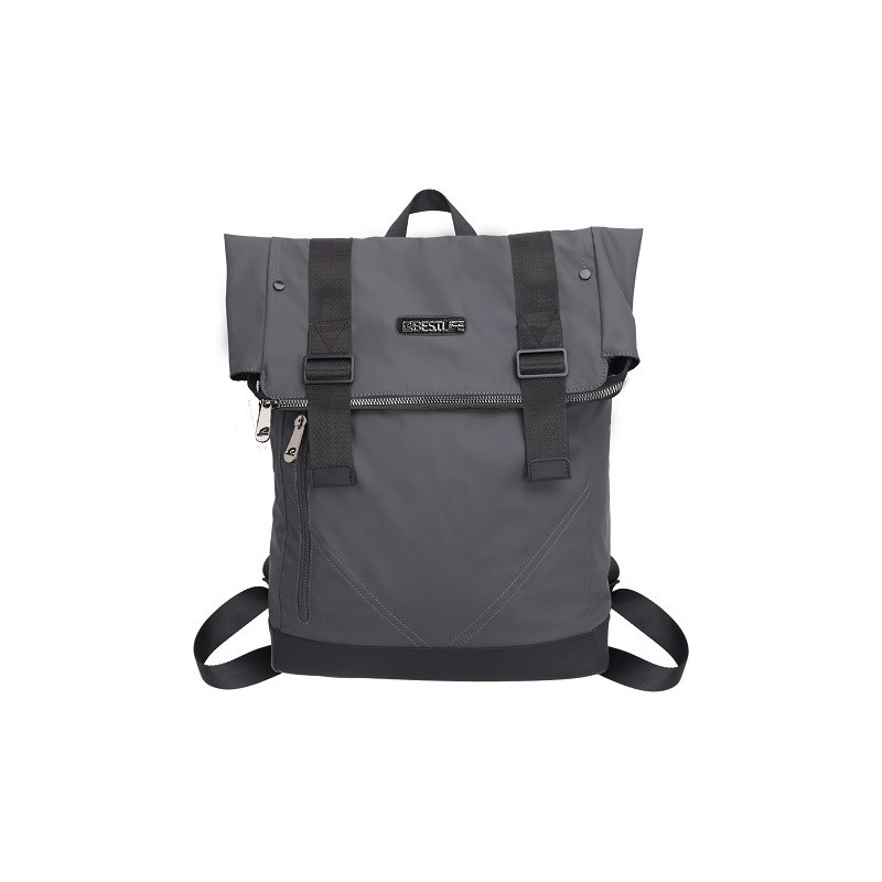Rucsac BESTLIFE La Minor - gri - laptop 16 inch, charge pentru USB si TypeC conectori