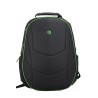 Rucsac BESTLIFE Gaming Assailant - negru/verde - laptop 17 inch, compartiment anti-vibratie, charge