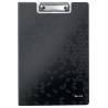 Clipboard LEITZ WOW, dublu, polyfoam, A4, 100 coli, negru