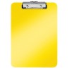 Clipboard LEITZ WOW, simplu, PS, A4, 100 coli, galben