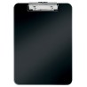 Clipboard LEITZ WOW, simplu, PS, A4, 100 coli, negru