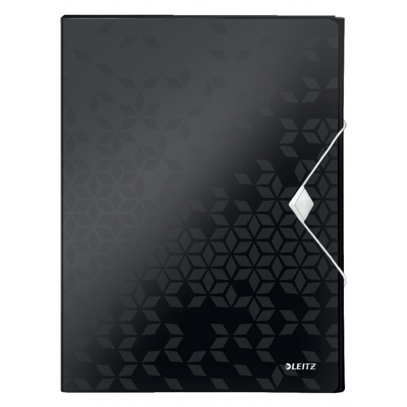 Mapa Jumbo LEITZ WOW, PP, A4, 250 coli, negru