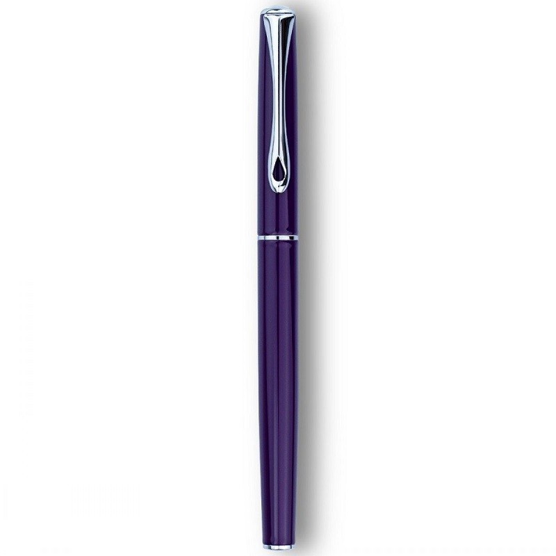 DIPLOMAT Traveller - Deep Purple - stilou cu penita M, din otel inoxidabil